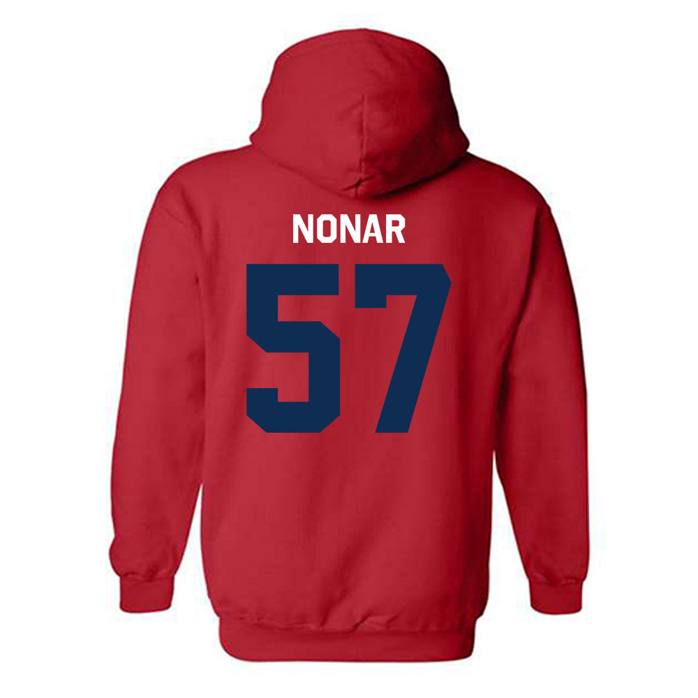 FAU - NCAA Football : Ja'Kavion Nonar - Classic Shersey Hooded Sweatshirt-1