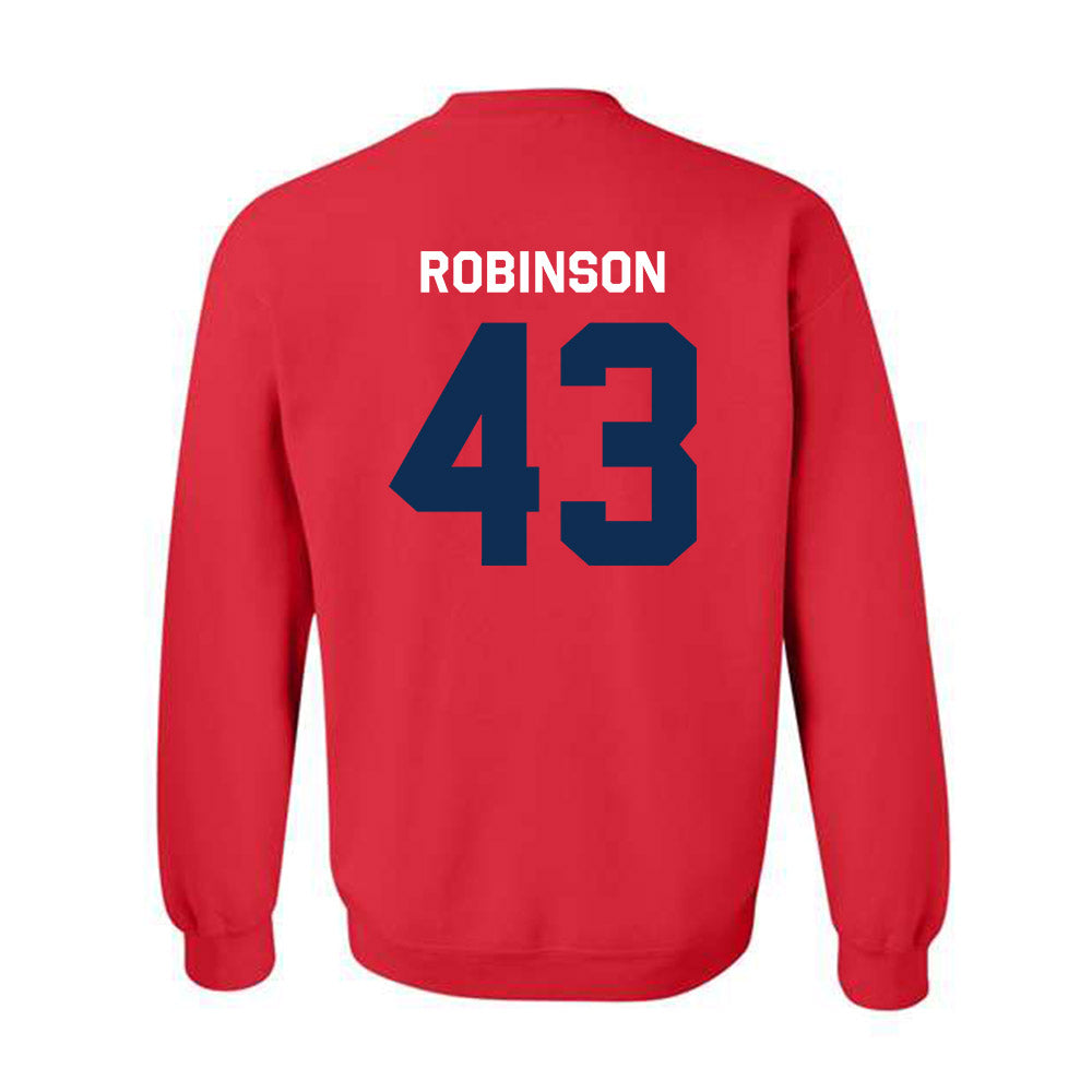 FAU - NCAA Baseball : Dalton Robinson - Classic Shersey Crewneck Sweatshirt-1