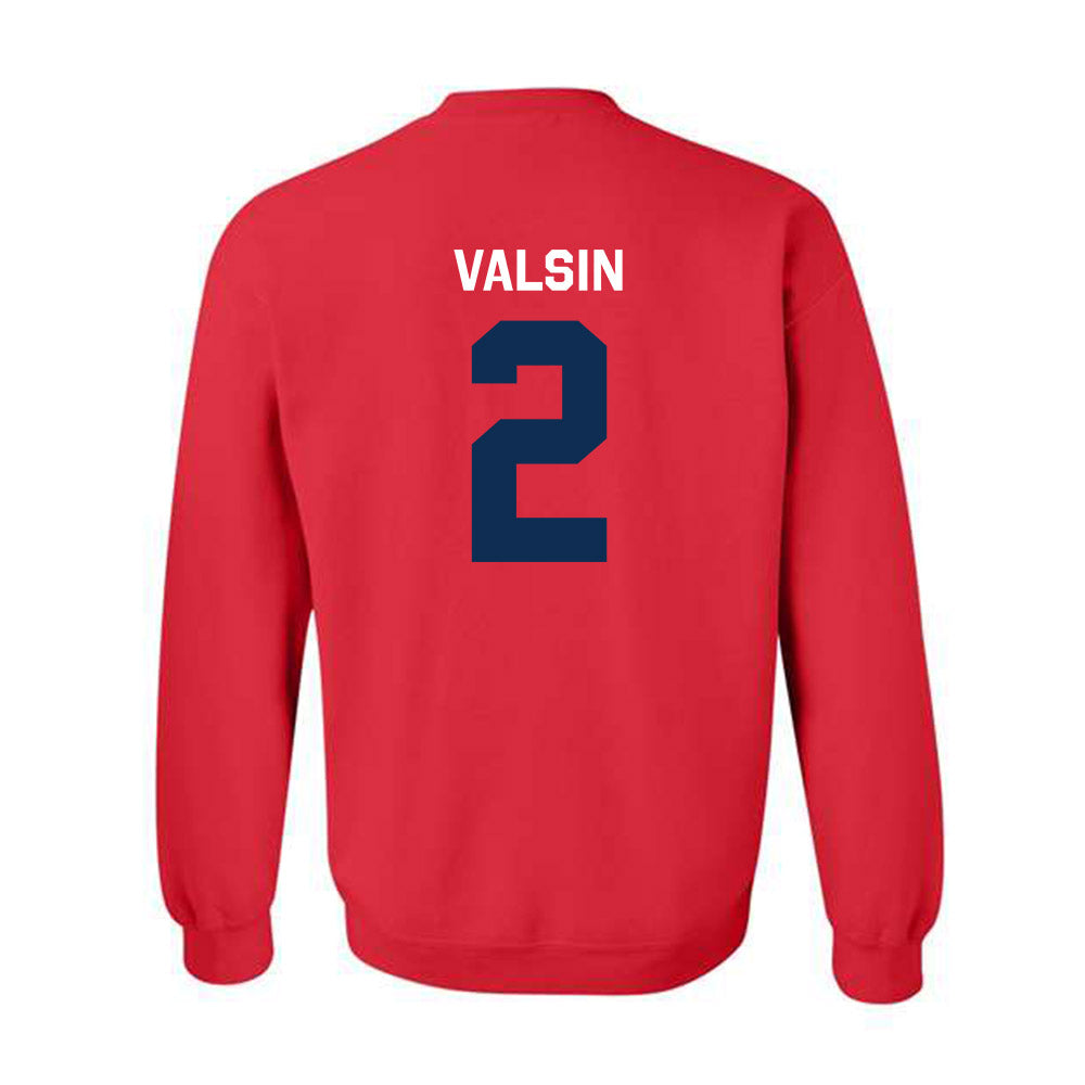 FAU - NCAA Football : Kelby Valsin - Classic Shersey Crewneck Sweatshirt-1