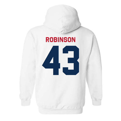 FAU - NCAA Baseball : Dalton Robinson - Classic Shersey Hooded Sweatshirt-1