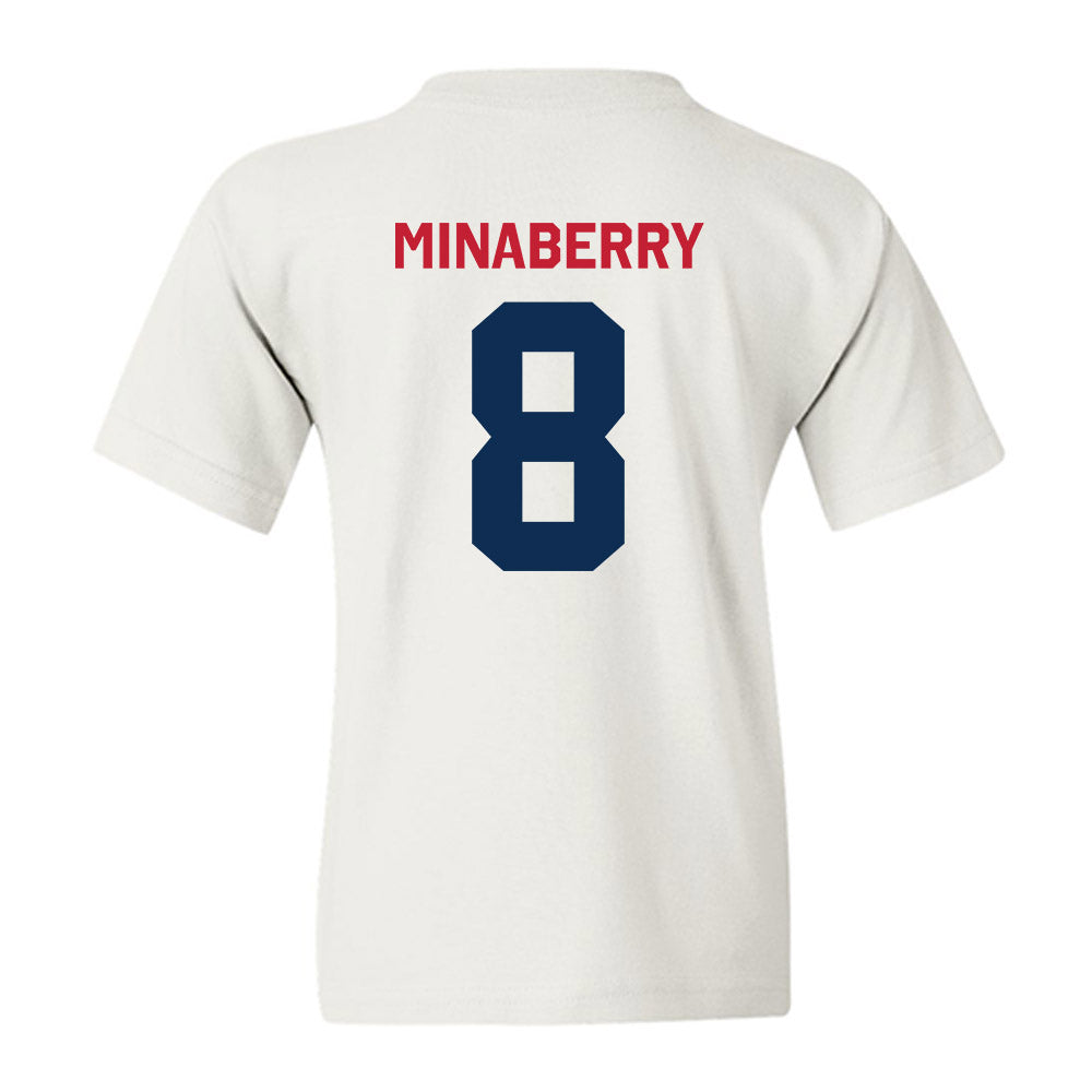 FAU - NCAA Baseball : Justin Minaberry - Classic Shersey Youth T-Shirt-1