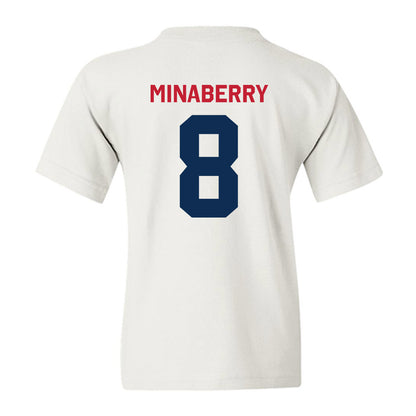 FAU - NCAA Baseball : Justin Minaberry - Classic Shersey Youth T-Shirt-1