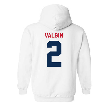 FAU - NCAA Football : Kelby Valsin - Classic Shersey Hooded Sweatshirt-1
