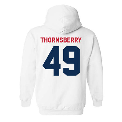 FAU - NCAA Men's Swimming & Diving : Logan Thornsberry - Classic Shersey Hooded Sweatshirt-1