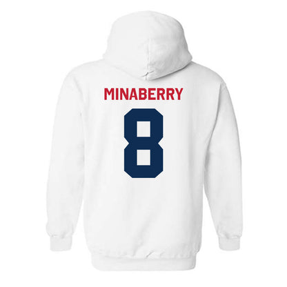 FAU - NCAA Baseball : Justin Minaberry - Classic Shersey Hooded Sweatshirt-1