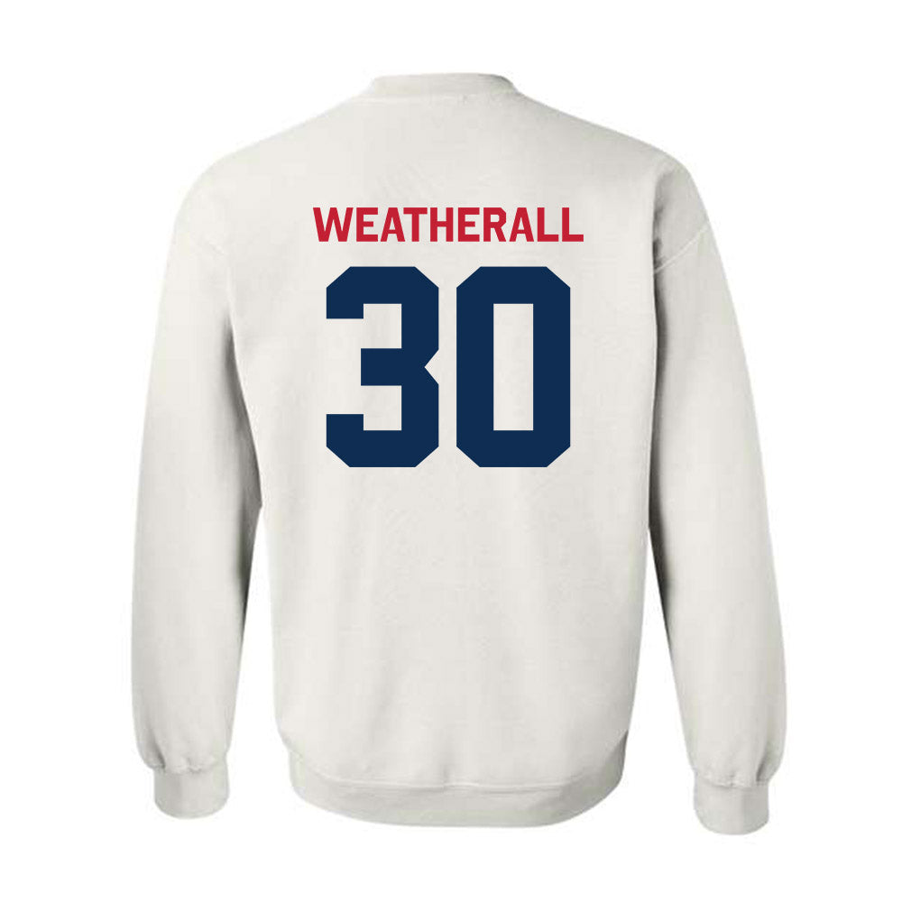 FAU - NCAA Football : Justin Weatherall - Classic Shersey Crewneck Sweatshirt-1