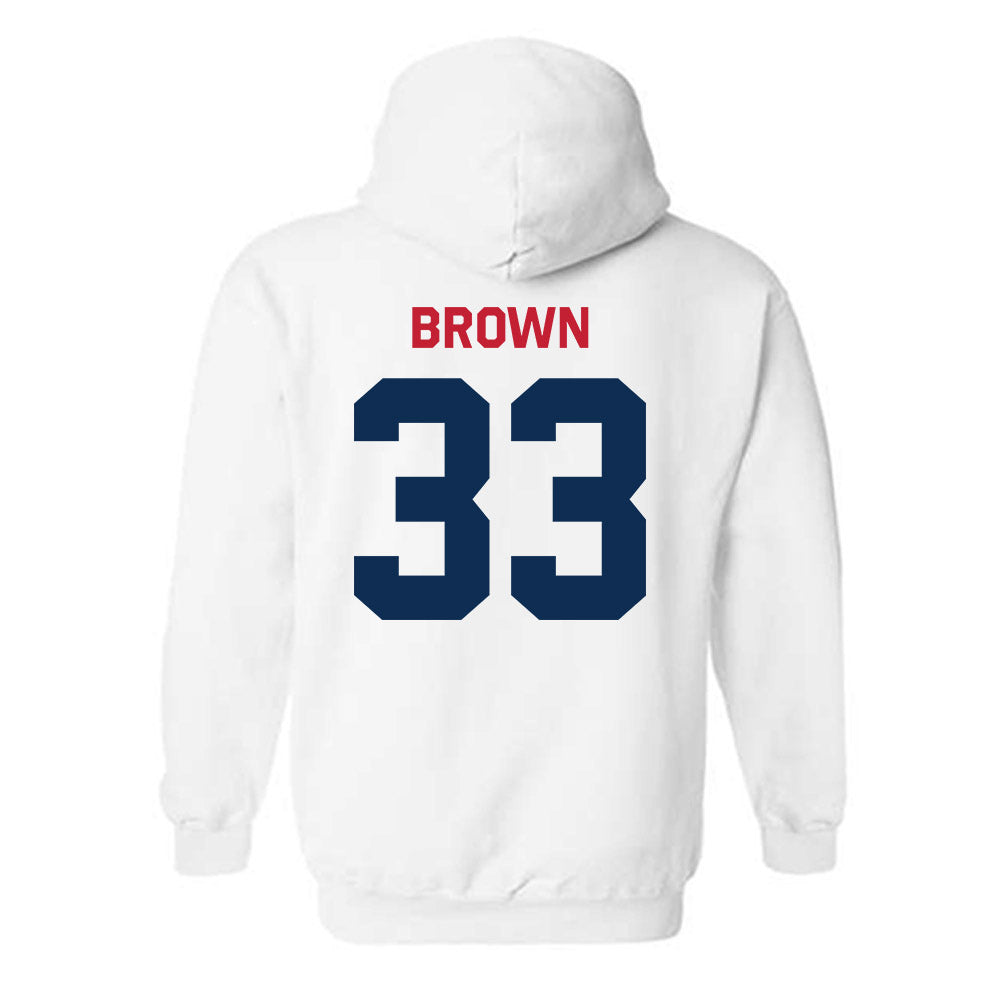 FAU - NCAA Football : Almari Brown - Classic Shersey Hooded Sweatshirt-1
