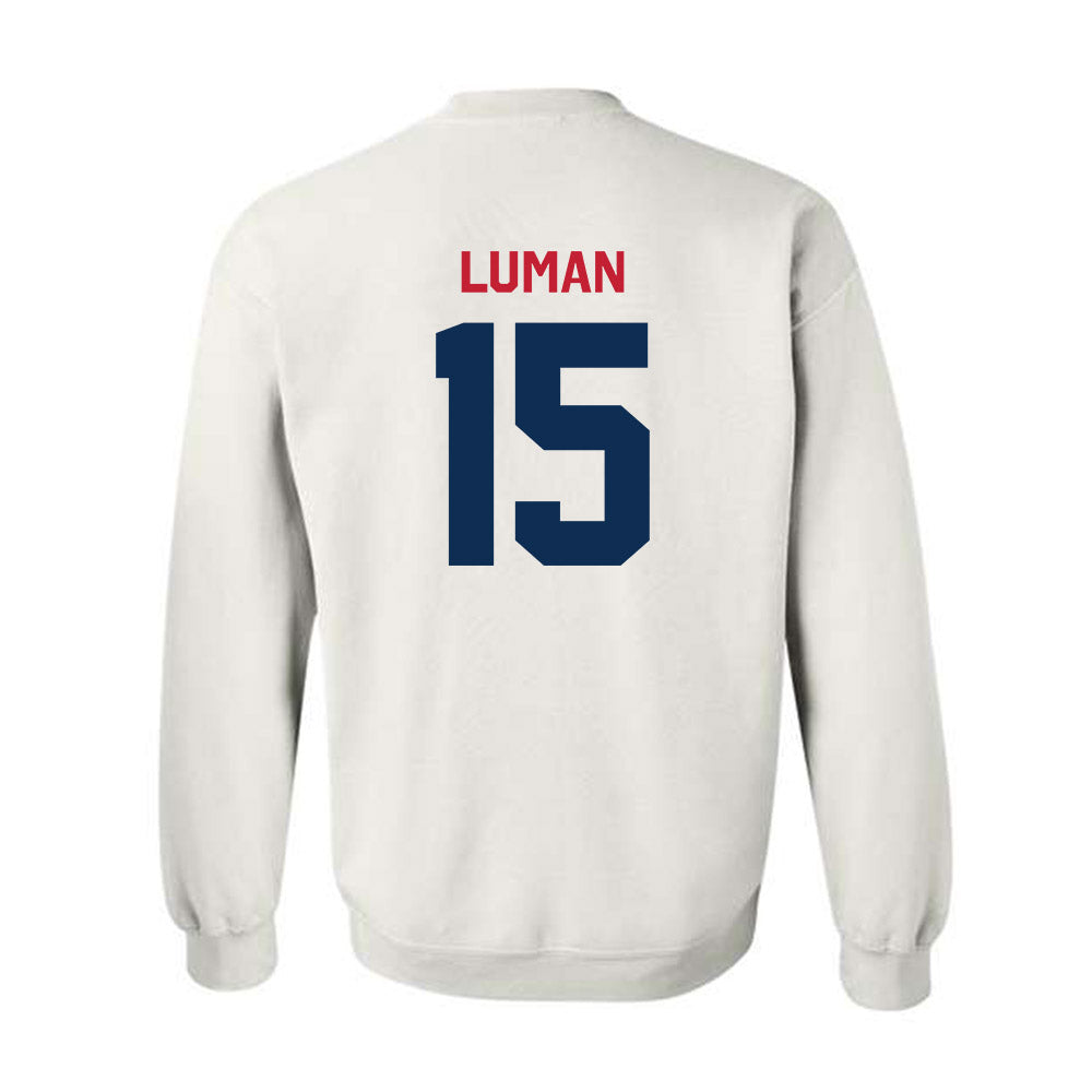 FAU - NCAA Football : Tyclean Luman - Classic Shersey Crewneck Sweatshirt-1