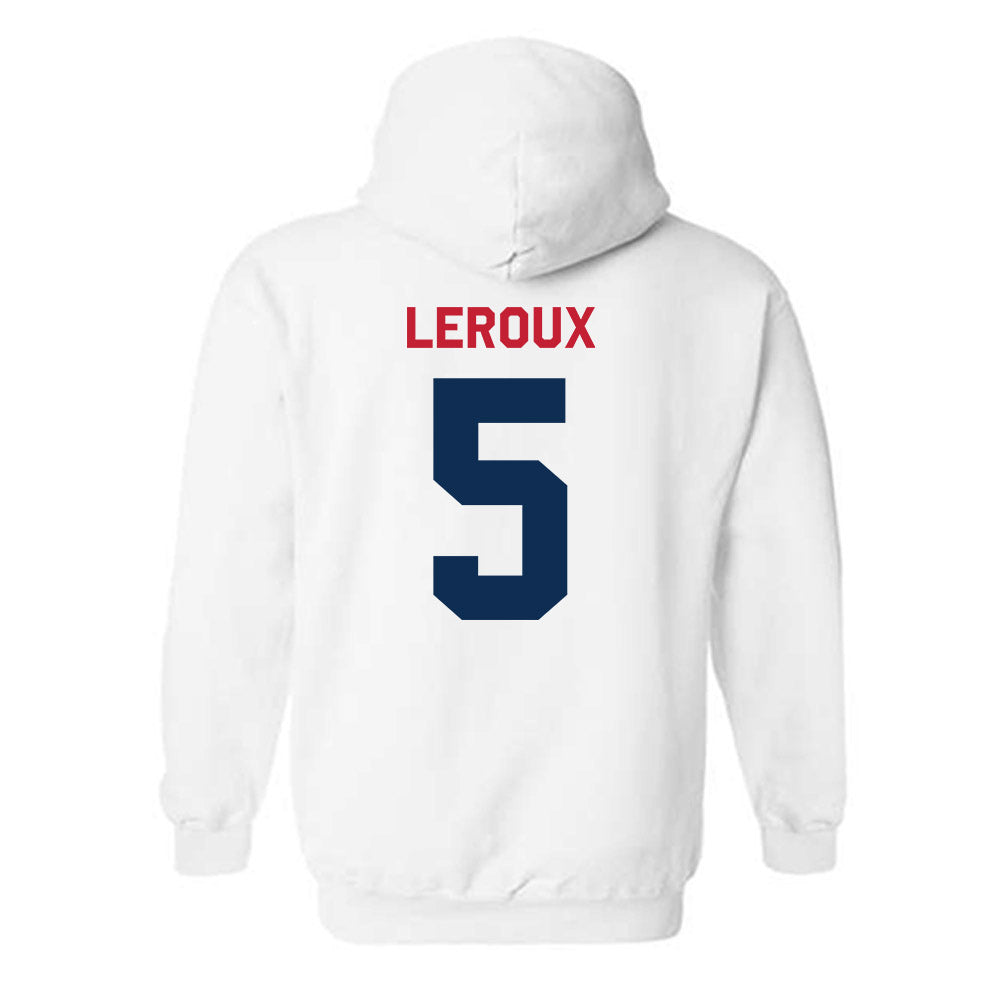 FAU - NCAA Baseball : Brando Leroux - Classic Shersey Hooded Sweatshirt-1