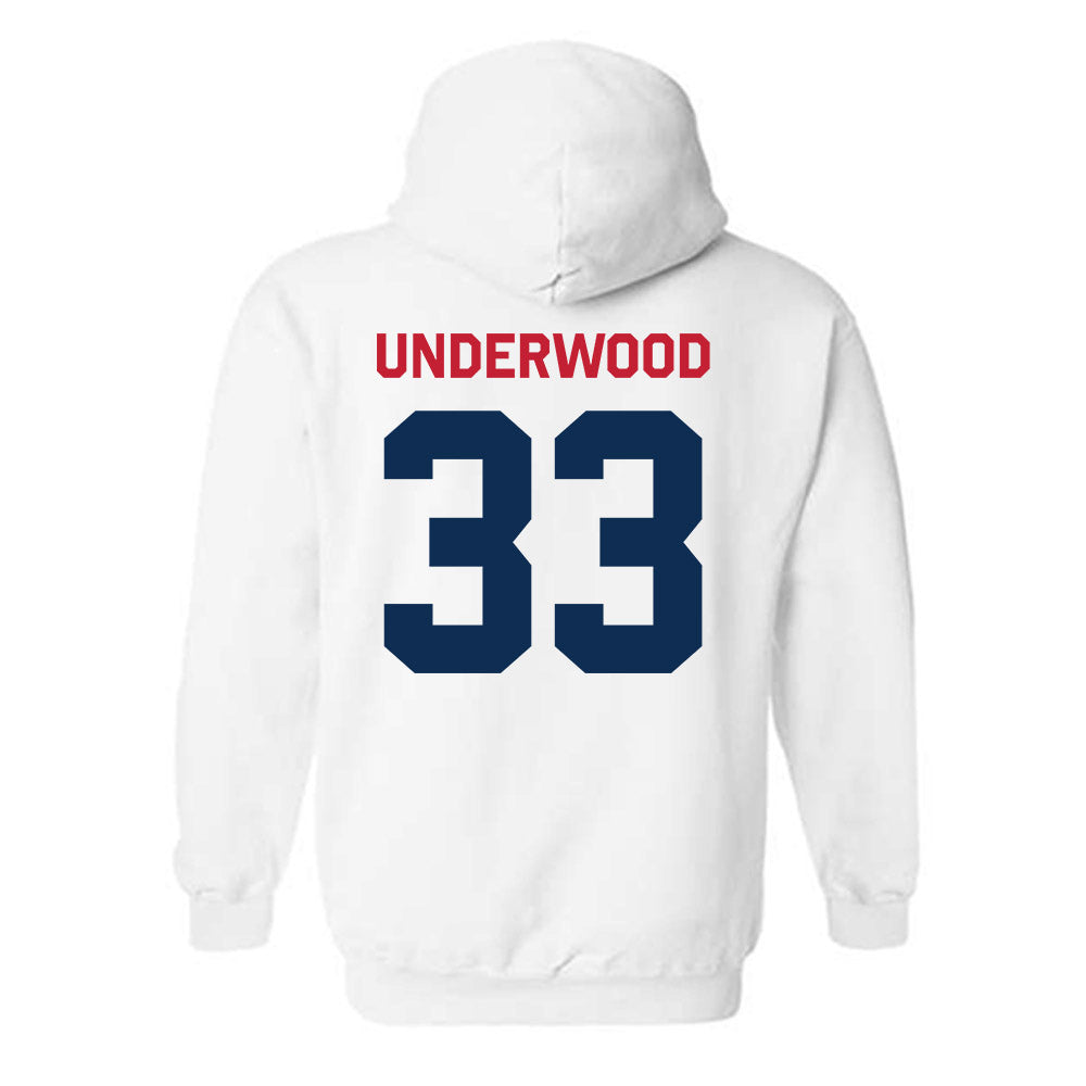 FAU - NCAA Football : Tremonte Underwood - Classic Shersey Hooded Sweatshirt-1
