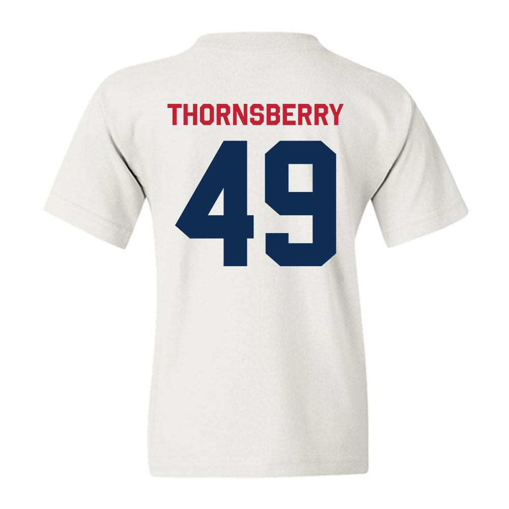FAU - NCAA Men's Swimming & Diving : Logan Thornsberry - Classic Shersey Youth T-Shirt-1