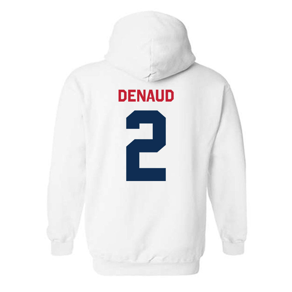 FAU - NCAA Football : wilky denaud - Classic Shersey Hooded Sweatshirt-1