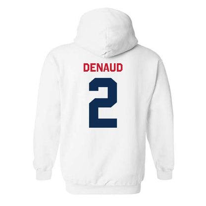 FAU - NCAA Football : wilky denaud - Classic Shersey Hooded Sweatshirt-1
