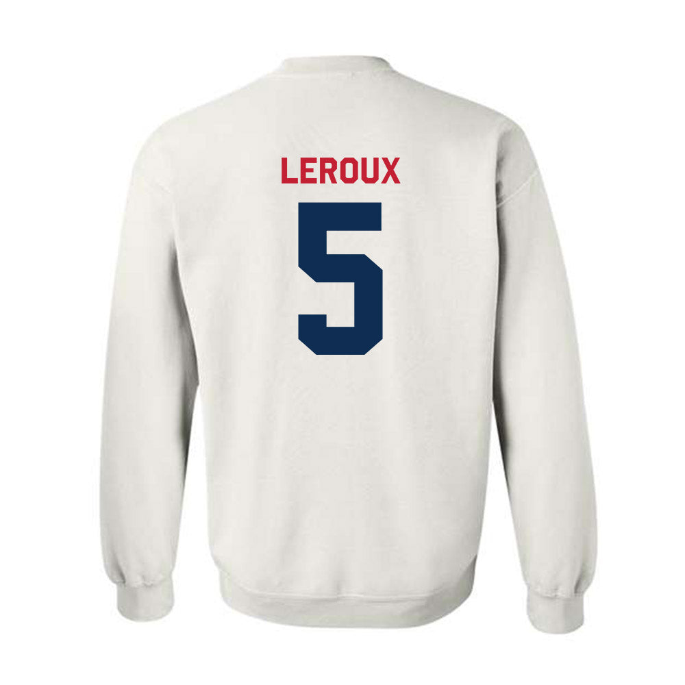 FAU - NCAA Baseball : Brando Leroux - Classic Shersey Crewneck Sweatshirt-1