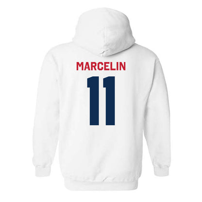 FAU - NCAA Football : Gavench Marcelin - Classic Shersey Hooded Sweatshirt-1