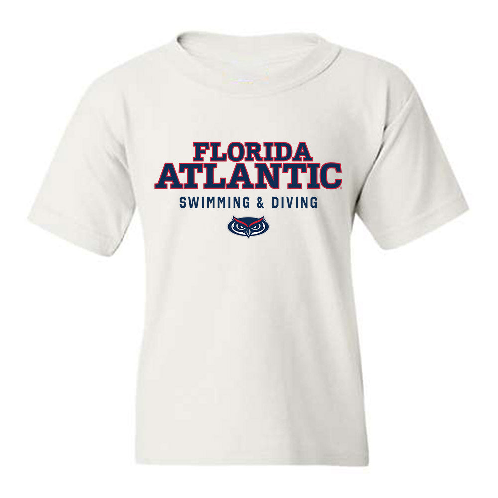 FAU - NCAA Men's Swimming & Diving : Logan Thornsberry - Classic Shersey Youth T-Shirt-0