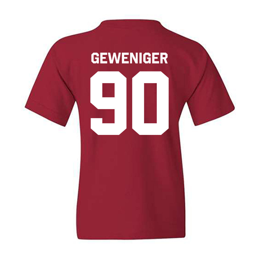 Stanford - NCAA Football : Gavin Geweniger - Classic Shersey Youth T-Shirt-1