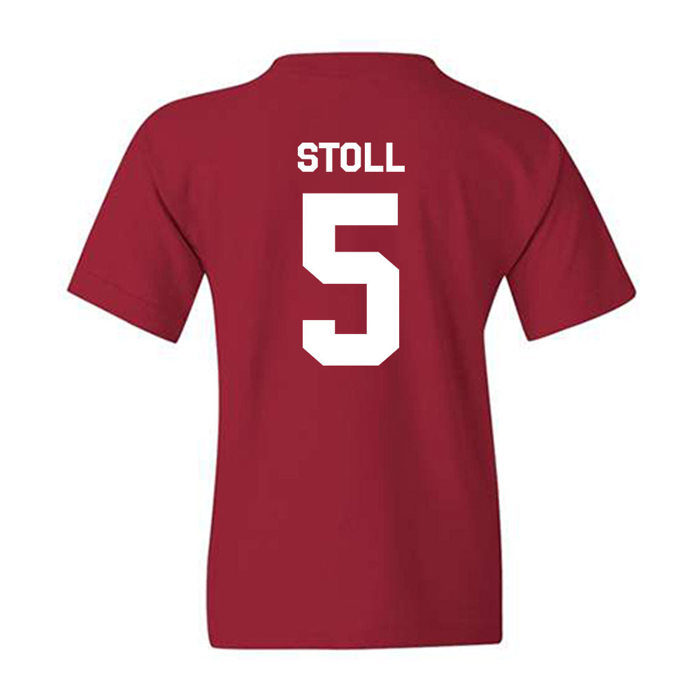 Stanford - NCAA Baseball : Nolan Stoll - Classic Shersey Youth T-Shirt-1