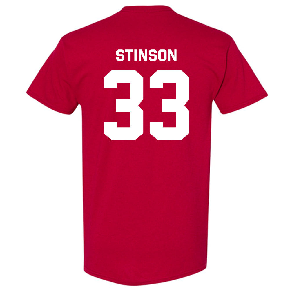 Stanford - NCAA Men's Basketball : Evan Stinson - Classic Shersey T-Shirt-1