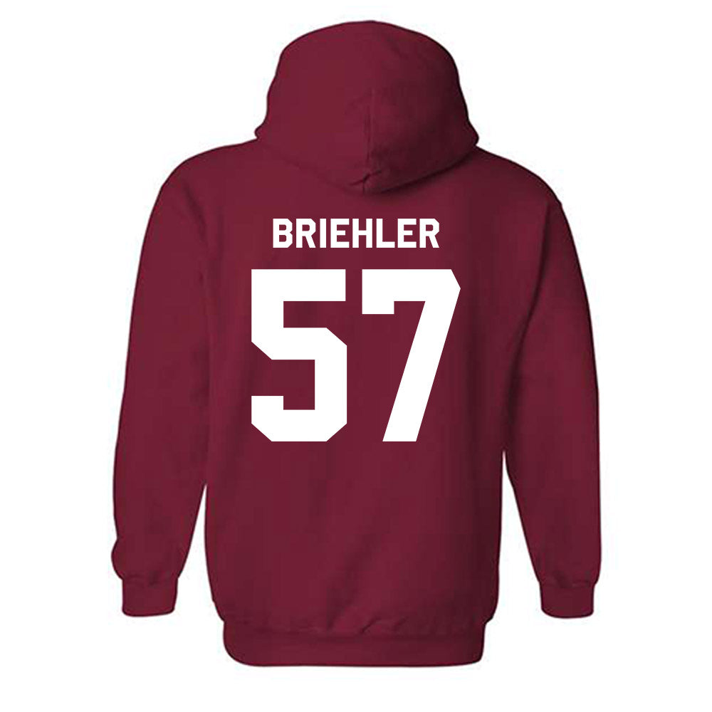 Stanford - NCAA Football : Kole Briehler - Classic Shersey Hooded Sweatshirt-1