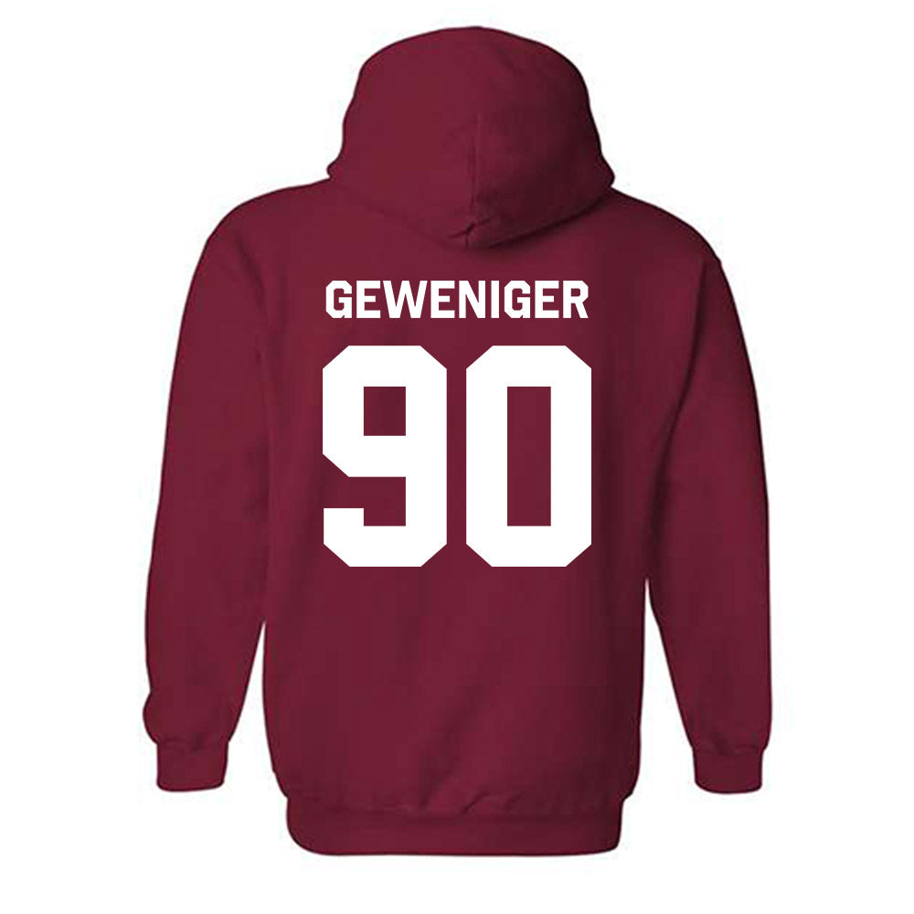 Stanford - NCAA Football : Gavin Geweniger - Classic Shersey Hooded Sweatshirt-1