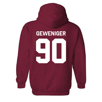 Stanford - NCAA Football : Gavin Geweniger - Classic Shersey Hooded Sweatshirt-1