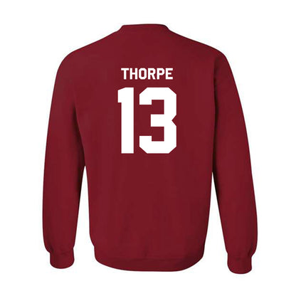 Stanford - NCAA Football : Liam Thorpe - Classic Shersey Crewneck Sweatshirt-1