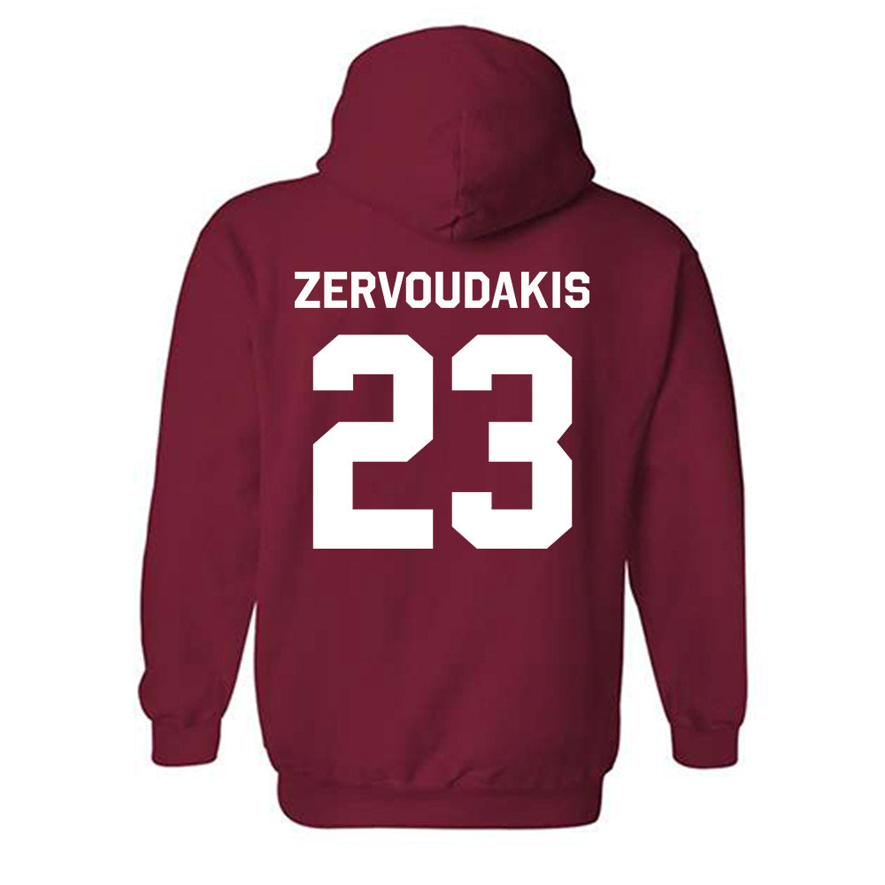 Stanford - NCAA Men's Water Polo : Orestis Zervoudakis - Classic Shersey Hooded Sweatshirt-1