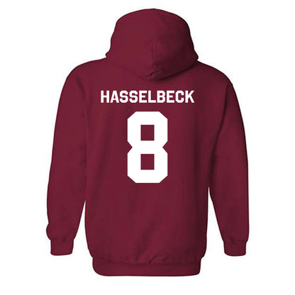 Stanford - NCAA Women's Lacrosse : Mallory Hasselbeck - Classic Shersey Hooded Sweatshirt-1