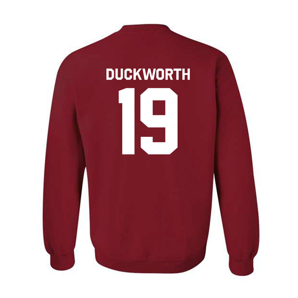 Stanford - NCAA Football : Jack Duckworth - Classic Shersey Crewneck Sweatshirt-1