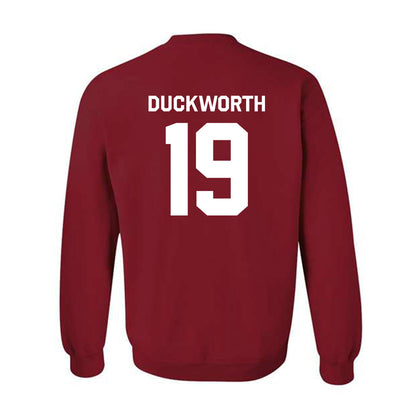 Stanford - NCAA Football : Jack Duckworth - Classic Shersey Crewneck Sweatshirt-1