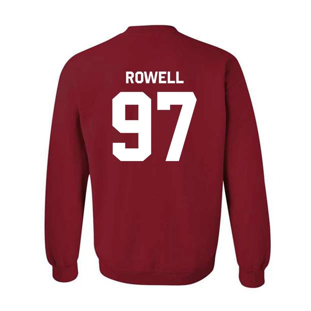 Stanford - NCAA Football : Zach Rowell - Classic Shersey Crewneck Sweatshirt-1