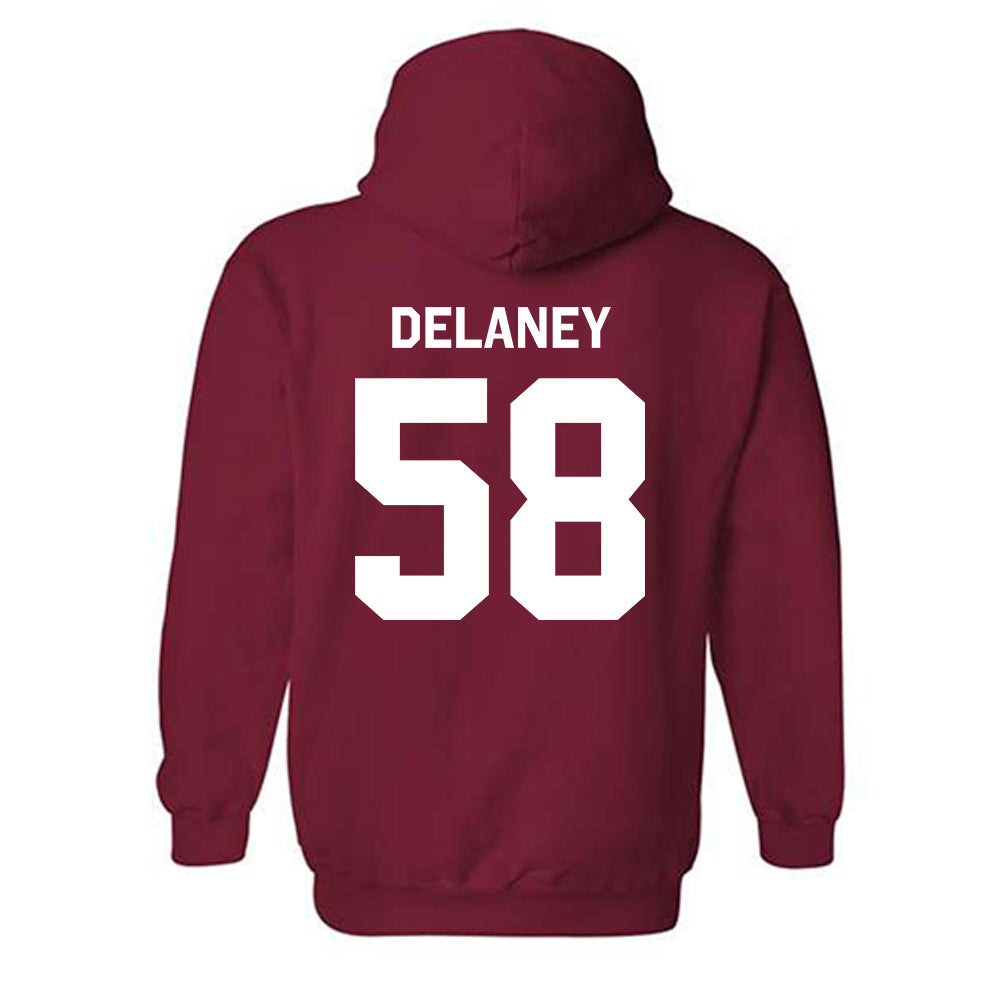 Stanford - NCAA Football : Brendan Delaney - Classic Shersey Hooded Sweatshirt-1