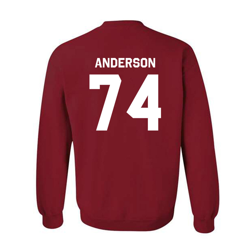 Stanford - NCAA Football : Fisher Anderson - Classic Shersey Crewneck Sweatshirt-1