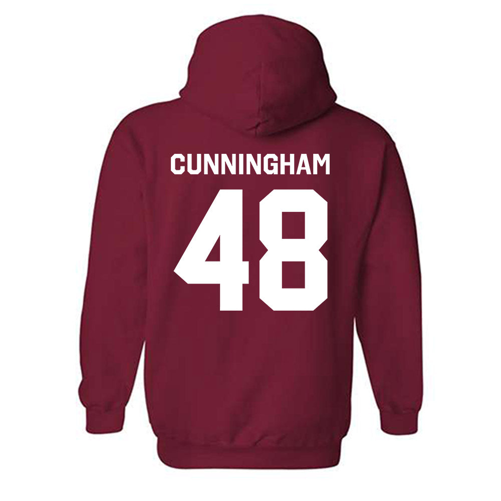Stanford - NCAA Football : Drew Cunningham - Classic Shersey Hooded Sweatshirt-1