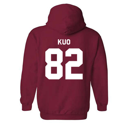 Stanford - NCAA Football : Tyler Kuo - Classic Shersey Hooded Sweatshirt-1