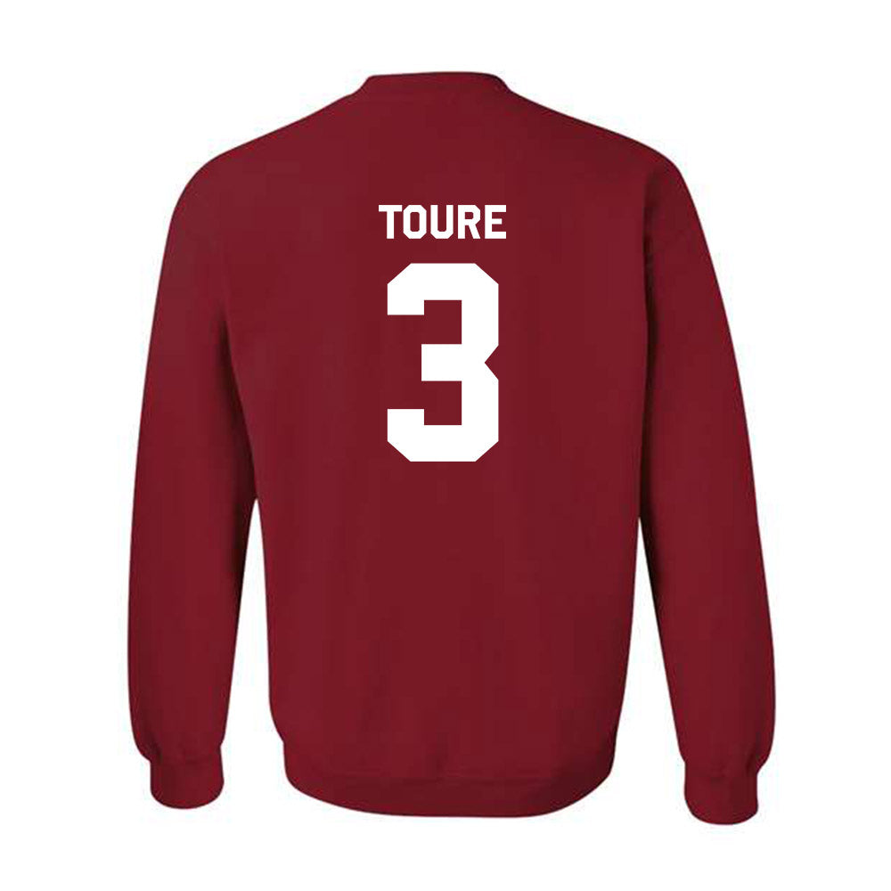Stanford - NCAA Men's Basketball : Tallis Toure - Classic Shersey Crewneck Sweatshirt-1
