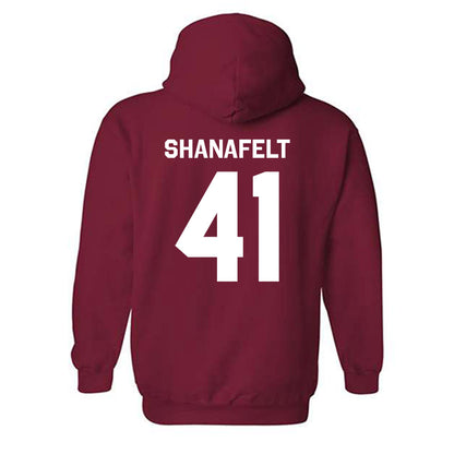 Stanford - NCAA Football : Lucas Shanafelt - Classic Shersey Hooded Sweatshirt-3