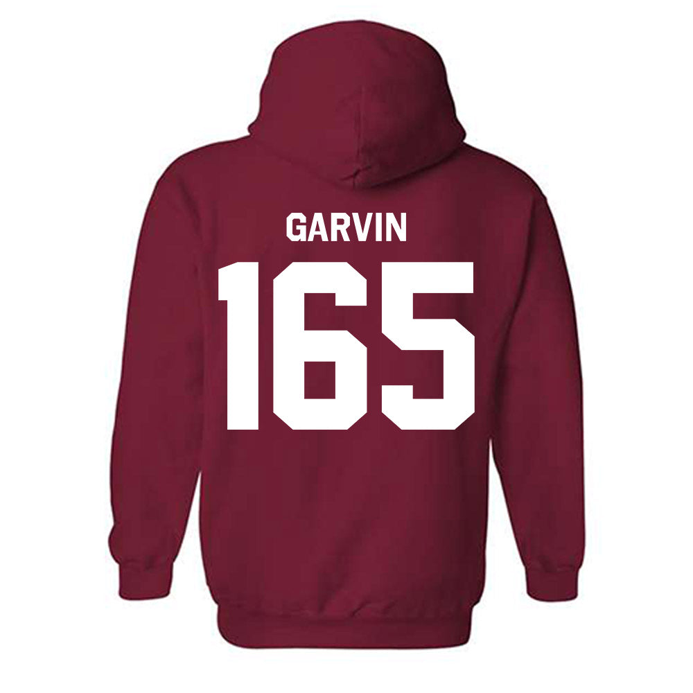Stanford - NCAA Wrestling : Hunter Garvin - Classic Shersey Hooded Sweatshirt-1