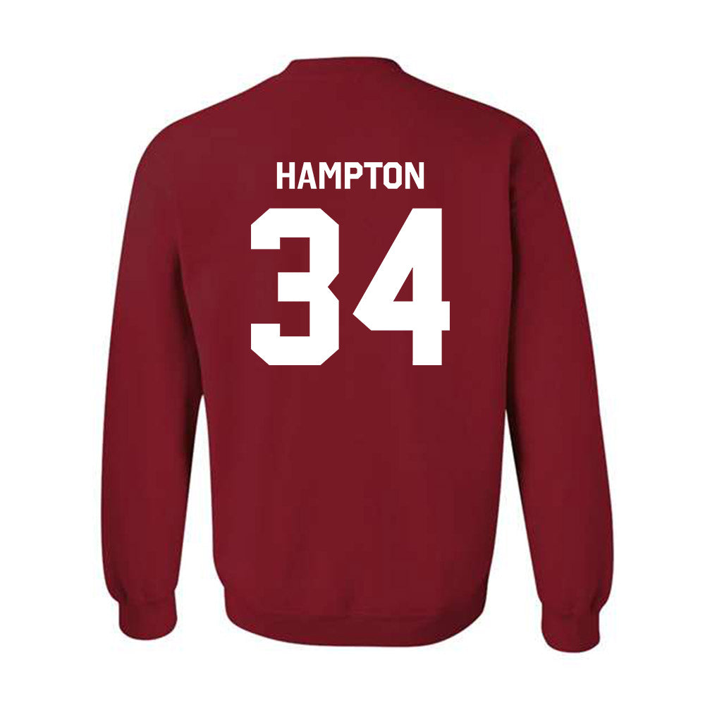 Stanford - NCAA Football : Caleb Hampton - Classic Shersey Crewneck Sweatshirt-1