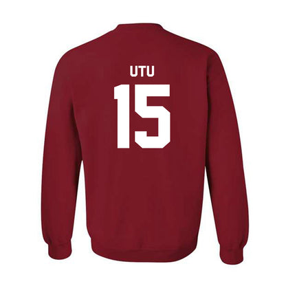 Stanford - NCAA Football : Donte Utu - Classic Shersey Crewneck Sweatshirt-1