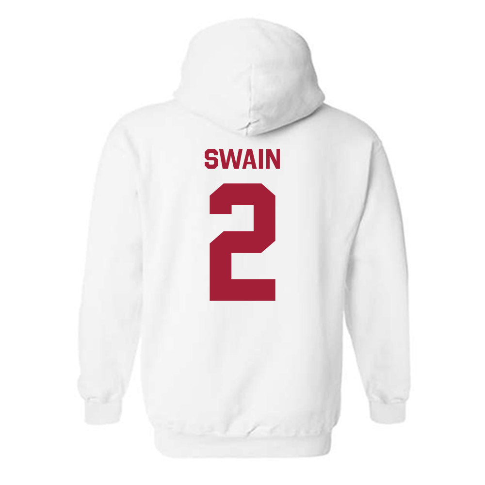 Stanford - NCAA Women's Basketball : Hailee Swain - Classic Shersey Hooded Sweatshirt-1