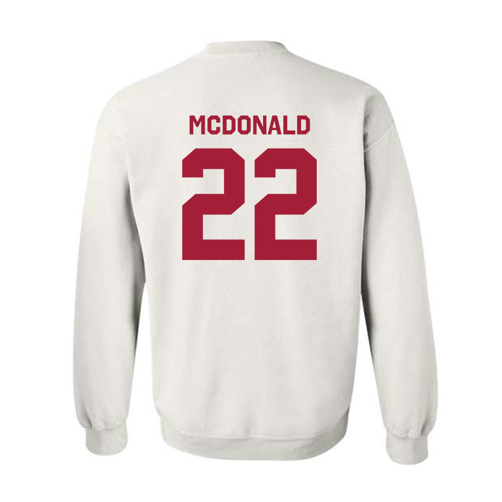 Stanford - NCAA Football : Zaiden McDonald - Classic Shersey Crewneck Sweatshirt-2