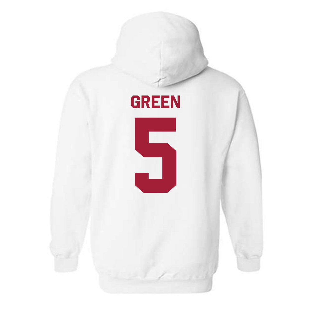 Stanford - NCAA Football : Jay Green - Classic Shersey Hooded Sweatshirt-1