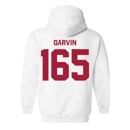 Stanford - NCAA Wrestling : Hunter Garvin - Classic Shersey Hooded Sweatshirt-1