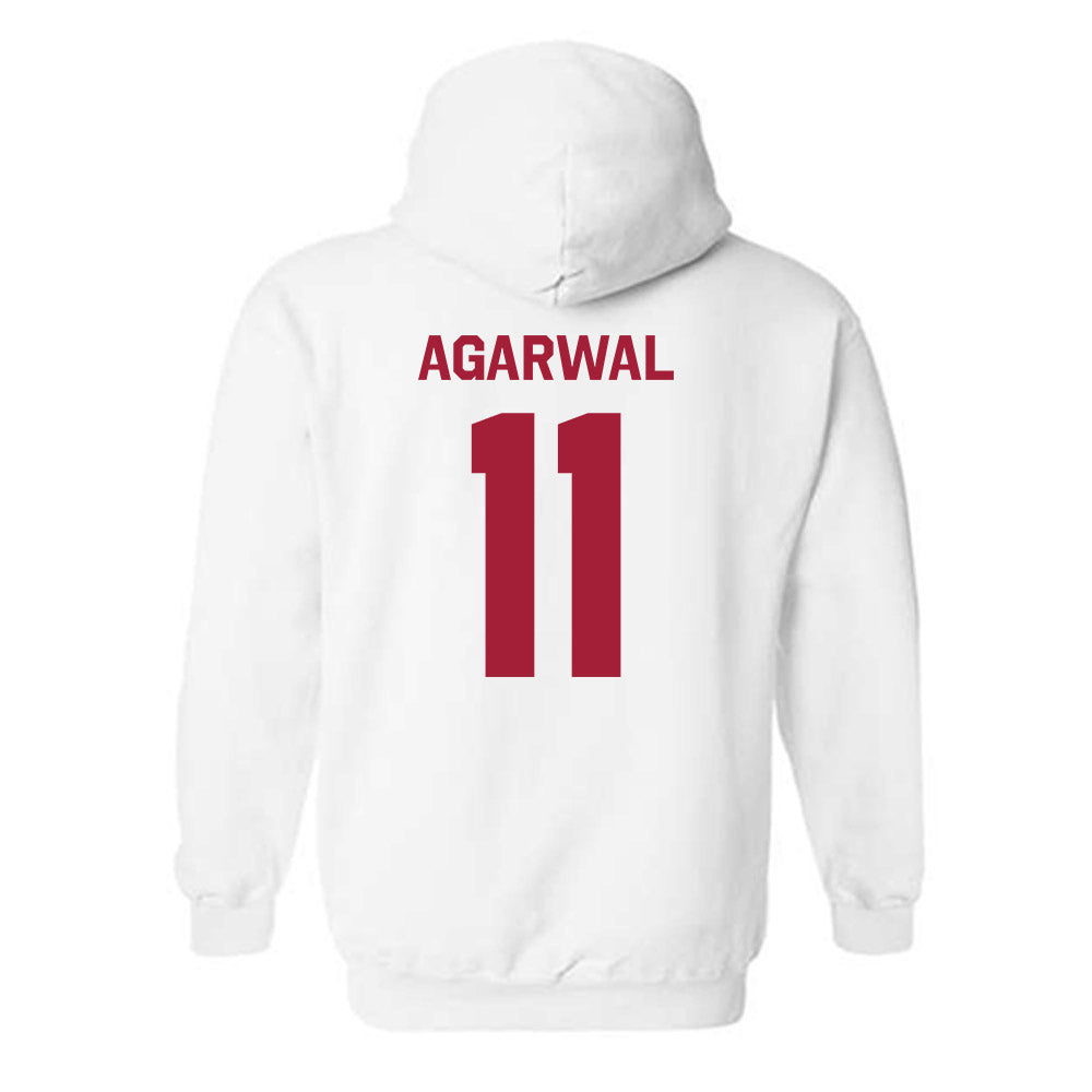 Stanford - NCAA Men's Basketball : Ryan Agarwal - Classic Shersey Hooded Sweatshirt-1