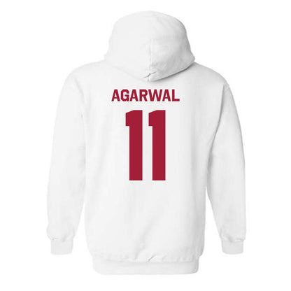 Stanford - NCAA Men's Basketball : Ryan Agarwal - Classic Shersey Hooded Sweatshirt-1