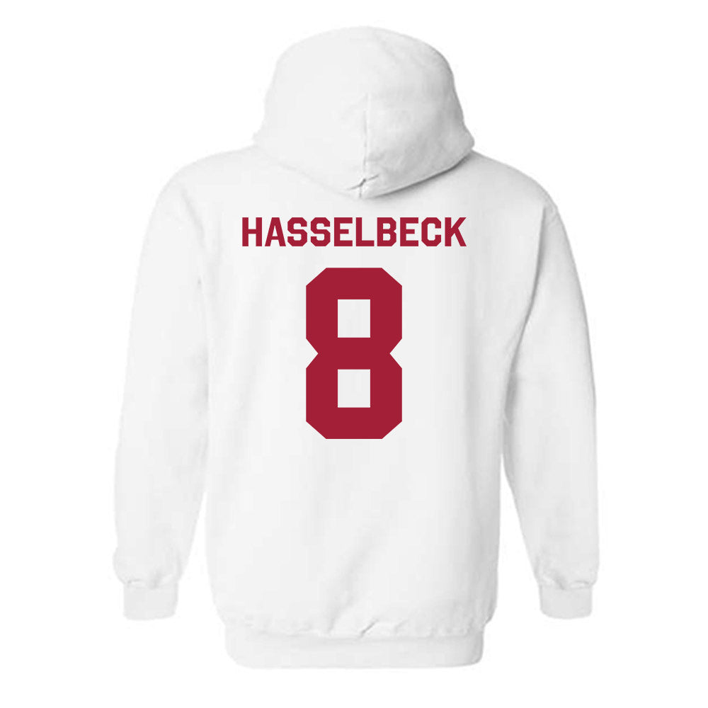 Stanford - NCAA Women's Lacrosse : Mallory Hasselbeck - Classic Shersey Hooded Sweatshirt-1