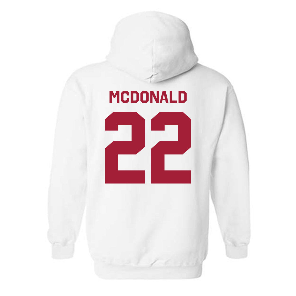 Stanford - NCAA Football : Zaiden McDonald - Classic Shersey Hooded Sweatshirt-2