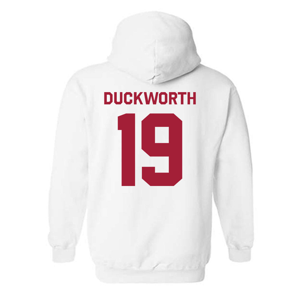 Stanford - NCAA Football : Jack Duckworth - Classic Shersey Hooded Sweatshirt-1